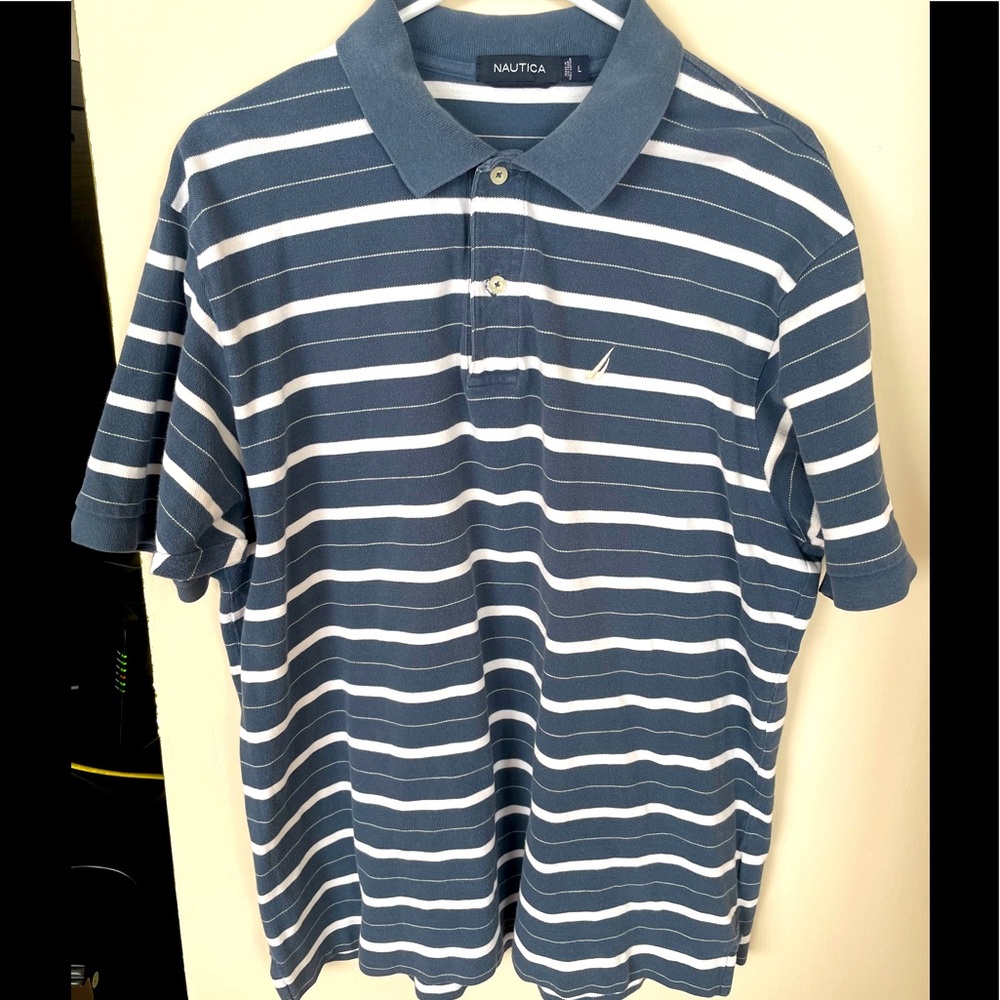 Nautica short sleeve cotton cobble shirt